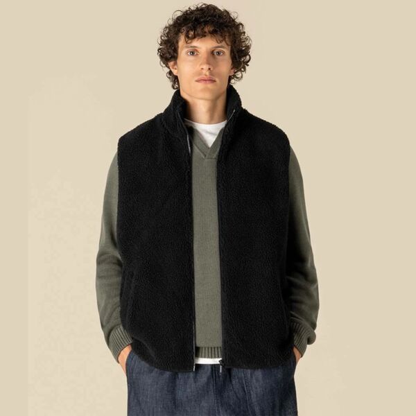 Spasso Unisex Sherpa Bodywarmer Thumbnail