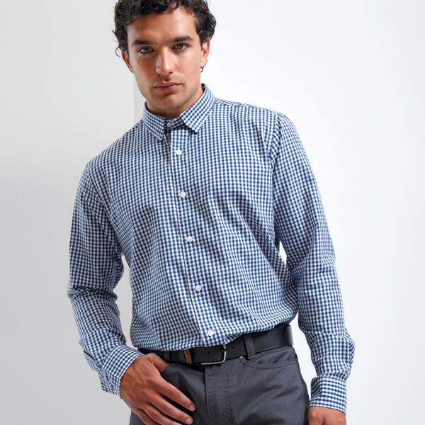 Premier Premier Maxton Check Long Sleeve Shirt PR252 Premier Maxton Check Long Sleeve Shirt Thumbnail