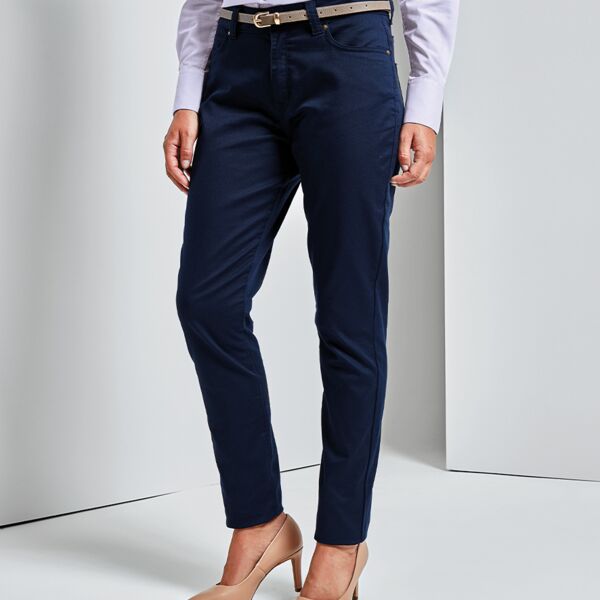 Premier Premier Ladies Performance Chino Jeans PR570 Premier Ladies Performance Chino Jeans Thumbnail