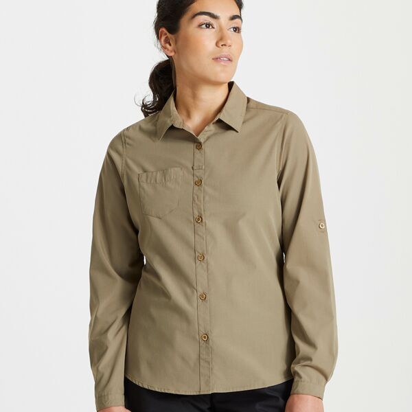 Craghoppers Craghoppers Expert Ladies Kiwi Long Sleeve Shirt CR541 Craghoppers Expert Ladies Kiwi Long Sleeve Shirt Thumbnail