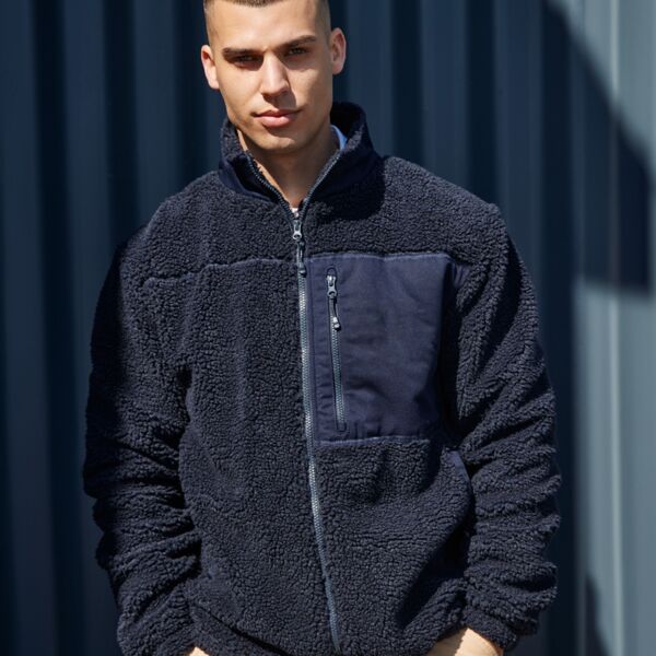 Front Row Front Row Recycled Sherpa Fleece Jacket FR854 Front Row Recycled Sherpa Fleece Jacket Thumbnail