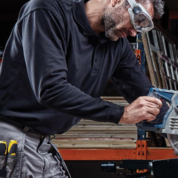 ORN Workwear Weaver Long Sleeved Poloshirt 1170 Weaver Long Sleeved Poloshirt Thumbnail