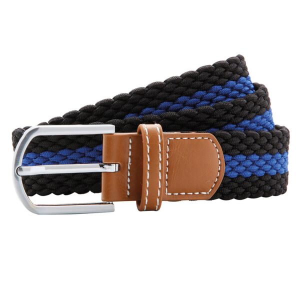 Asquith & Fox Two-colour stripe braid stretch belt AQ901 Two-colour stripe braid stretch belt Thumbnail