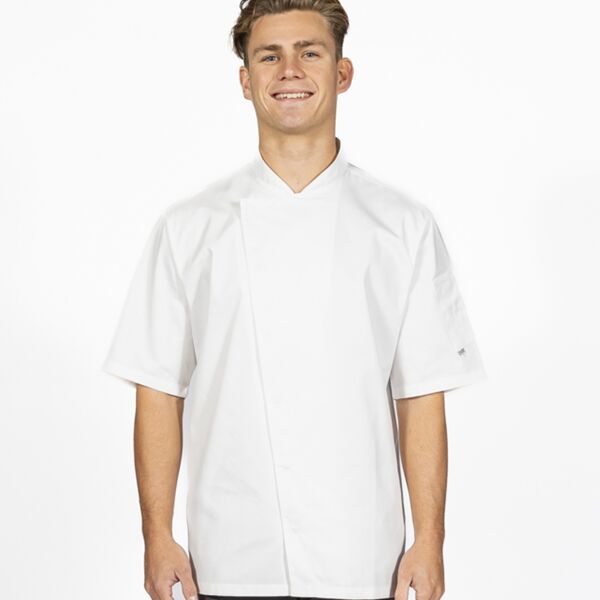 ADC ADC Short Sleeve Asymmetric Chef's Jacket AF007 ADC Short Sleeve Asymmetric Chef's Jacket Thumbnail