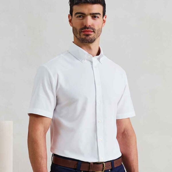 Premier Premier Supreme Short Sleeve Oxford Shirt PR286 Premier Supreme Short Sleeve Oxford Shirt Thumbnail