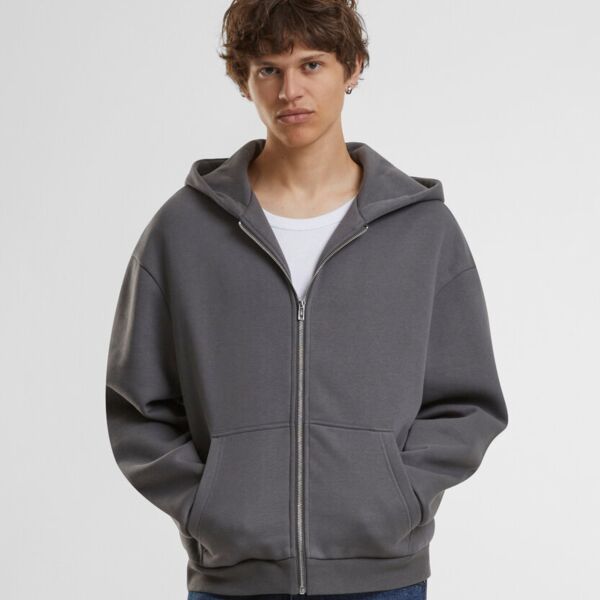 Build Your Brand Fluffy zip hoodie BY285 Fluffy zip hoodie Thumbnail