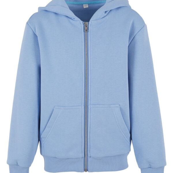 Build Your Brand Kids fluffy zip hoodie BY316 Kids fluffy zip hoodie Thumbnail