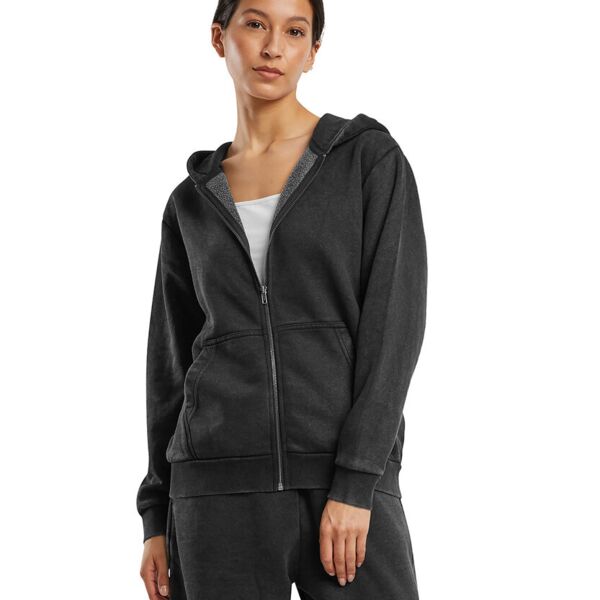 Build Your Brand Women’s vintage heavy zip hoodie BY299 Women’s vintage heavy zip hoodie Thumbnail