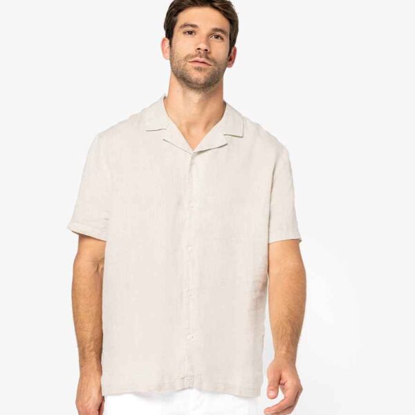 Spasso Spasso Short Sleeve Linen Shirt SP509 Spasso Short Sleeve Linen Shirt Thumbnail