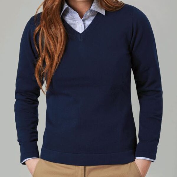 Brook Taverner Atlanta V Neck Jumper 2307 Atlanta V Neck Jumper Thumbnail