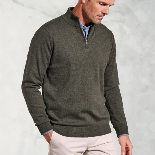 Brook Taverner Copenhagen 1/4 Zip Jumper 4567 Copenhagen 1/4 Zip Jumper Thumbnail