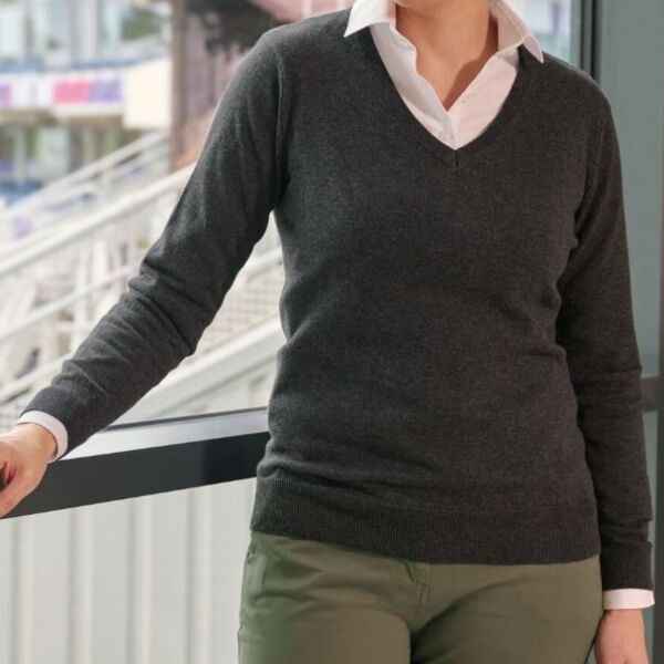 Brook Taverner Riga V Neck Jumper 2396 Riga V Neck Jumper Thumbnail