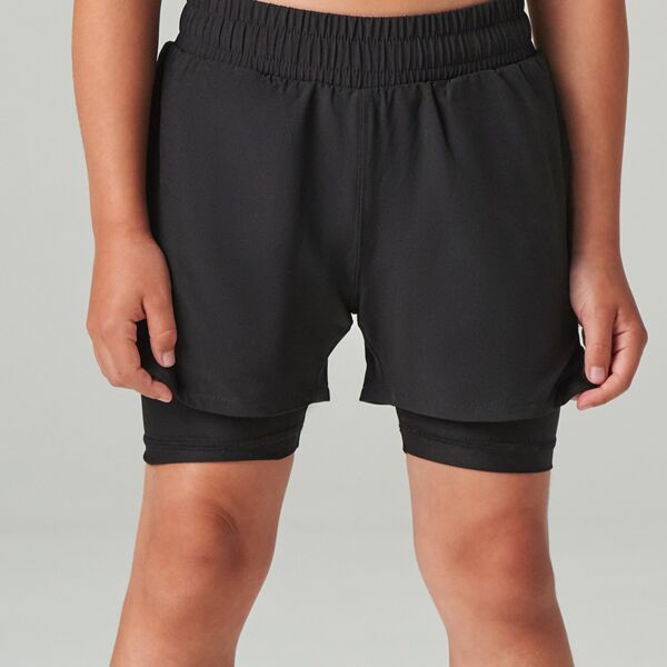 Tombo Kids Double Layer Sports Shorts Thumbnail