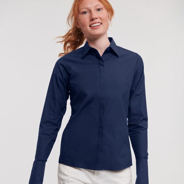 Russell Collection Russell Collection Ladies Ultimate Stretch Shirt 960F Russell Collection Ladies Ultimate Stretch Shirt Thumbnail