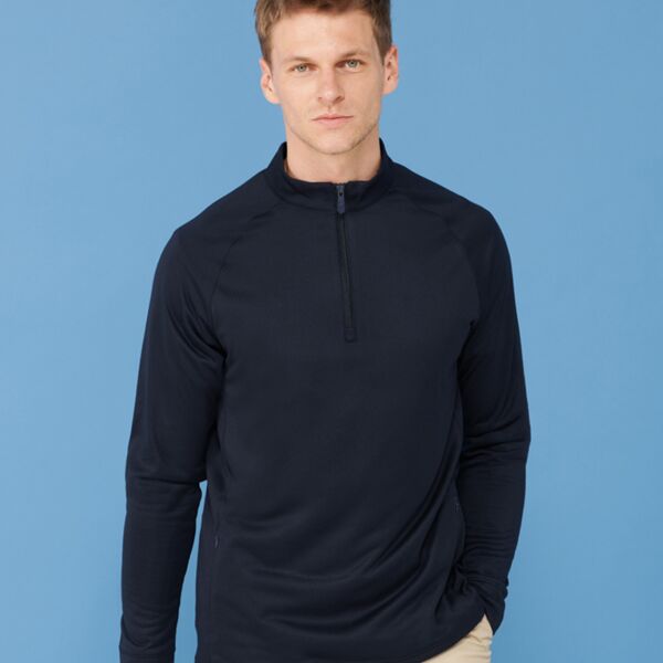 Henbury Henbury Zip Neck Wicking Top H862 Henbury Zip Neck Wicking Top Thumbnail