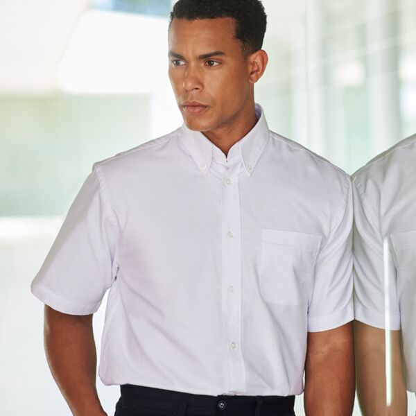 Henbury Henbury Short Sleeve Classic Oxford Shirt H515 Henbury Short Sleeve Classic Oxford Shirt Thumbnail