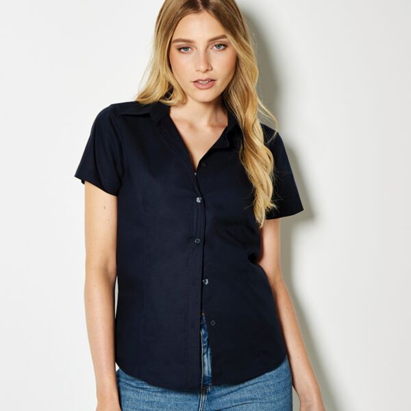 Kustom Kit Kustom Kit Ladies Short Sleeve Tailored Workwear Oxford Shirt K360 Kustom Kit Ladies Short Sleeve Tailored Workwear Oxford Shirt Thumbnail