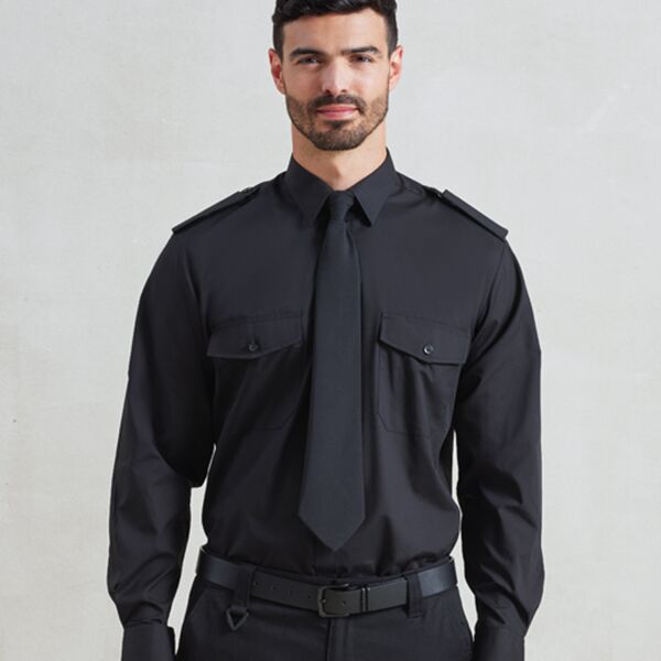 Premier Premier Long Sleeve Pilot Shirt PR210 Premier Long Sleeve Pilot Shirt Thumbnail