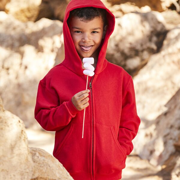 Fruit of the Loom Fruit of the Loom Kids Classic Zip Hooded Sweatshirt SS16B Fruit of the Loom Kids Classic Zip Hooded Sweatshirt Thumbnail