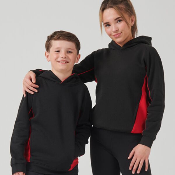 Finden & Hales Finden + Hales Kids Contrast Hooded Sweatshirt LV339 Finden + Hales Kids Contrast Hooded Sweatshirt Thumbnail