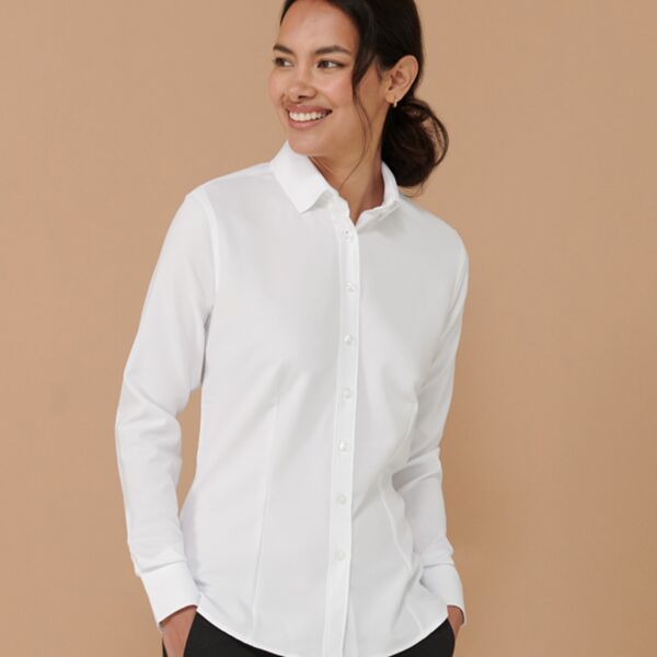 Henbury Henbury Ladies Long Sleeve Wicking Shirt H591 Henbury Ladies Long Sleeve Wicking Shirt Thumbnail