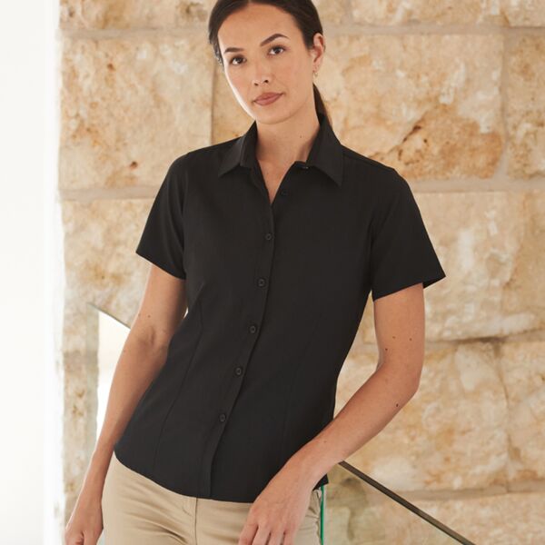 Henbury Henbury Ladies Short Sleeve Wicking Shirt H596 Henbury Ladies Short Sleeve Wicking Shirt Thumbnail
