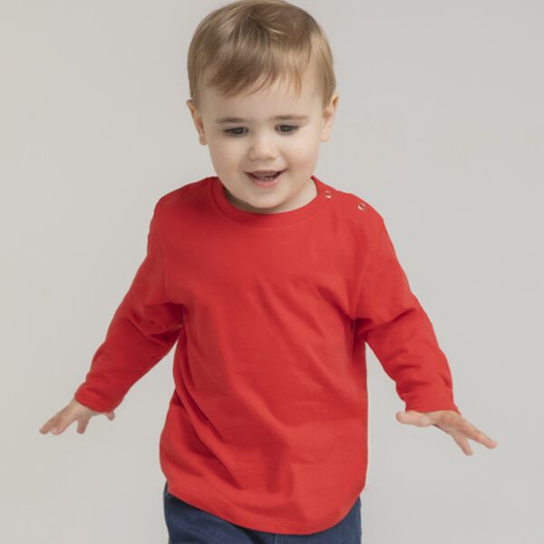 Larkwood Larkwood Baby/Toddler Long Sleeve T-Shirt LW21T Larkwood Baby/Toddler Long Sleeve T-Shirt Thumbnail