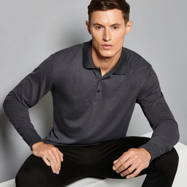 Kustom Kit Kustom Kit Long Sleeve Poly/Cotton Piqué Polo Shirt K430 Kustom Kit Long Sleeve Poly/Cotton Piqué Polo Shirt Thumbnail
