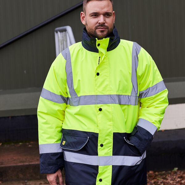 Warrior Warrior Hi-Vis Contrast Traffic Jacket WR008 Warrior Hi-Vis Contrast Traffic Jacket Thumbnail