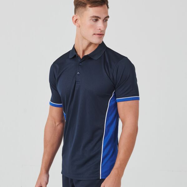 Finden & Hales Finden + Hales Contrast Panel Polo Shirt LV355 Finden + Hales Contrast Panel Polo Shirt Thumbnail