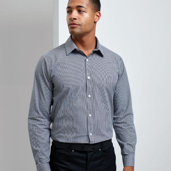 Premier Premier Gingham Long Sleeve Shirt PR220 Premier Gingham Long Sleeve Shirt Thumbnail