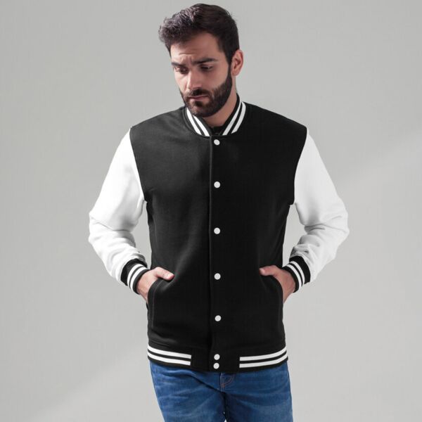 Build Your Brand Sweat college jacket BY015 Sweat college jacket Thumbnail