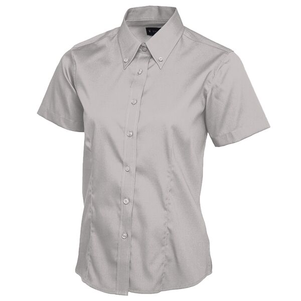 Uneek Ladies Pinpoint Oxford Half Sleeve Shirt UC704 Ladies Pinpoint Oxford Half Sleeve Shirt Thumbnail
