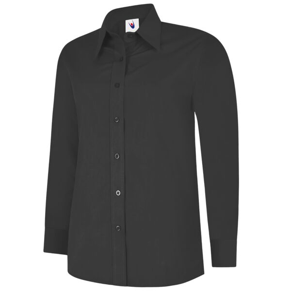 Uneek Ladies Poplin Full Sleeve Shirt UC711 Ladies Poplin Full Sleeve Shirt Thumbnail