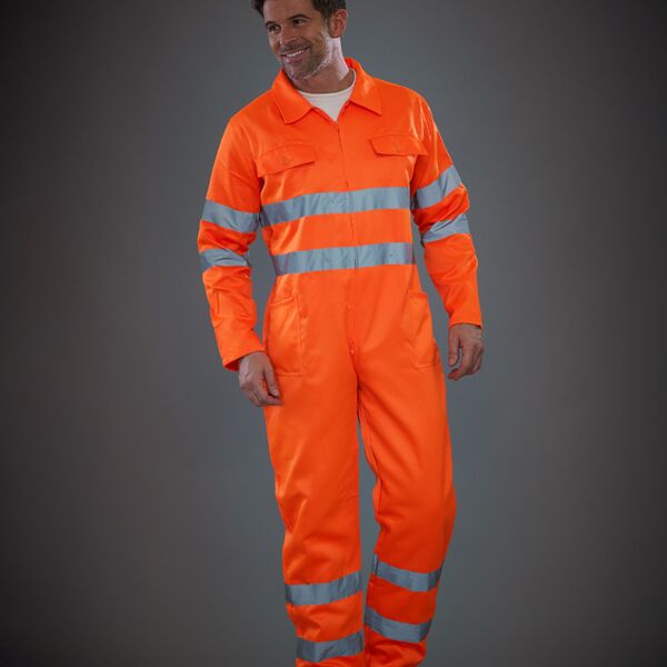 Yoko Yoko Hi-Vis Poly/Cotton Coverall YK303 Yoko Hi-Vis Poly/Cotton Coverall Thumbnail