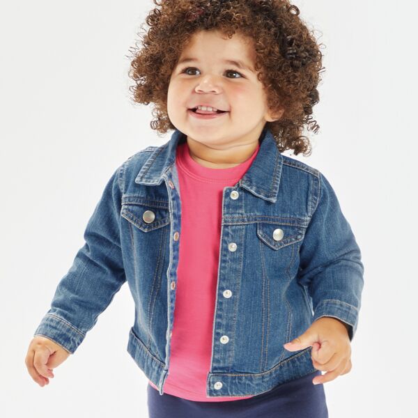 Babybugz BabyBugz Baby Rocks Denim Jacket BZ53 BabyBugz Baby Rocks Denim Jacket Thumbnail