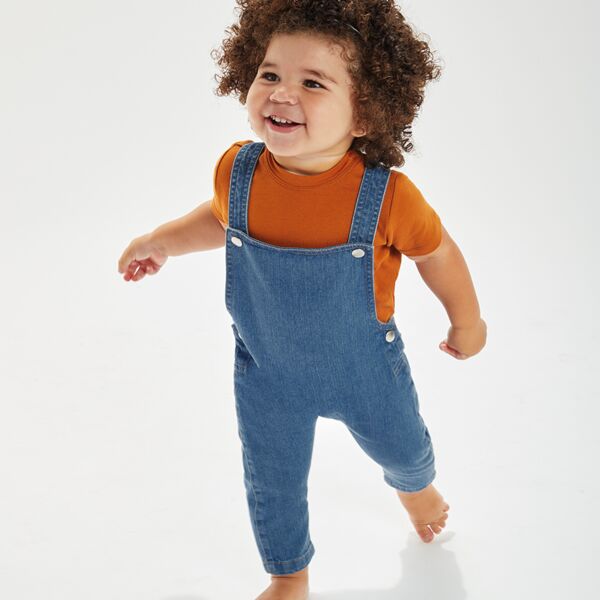 Babybugz BabyBugz Baby Rocks Denim Dungarees BZ56 BabyBugz Baby Rocks Denim Dungarees Thumbnail