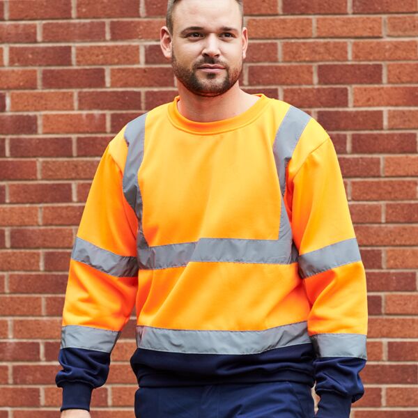 Portwest Portwest Hi-Vis Two Tone Sweatshirt PW668 Portwest Hi-Vis Two Tone Sweatshirt Thumbnail