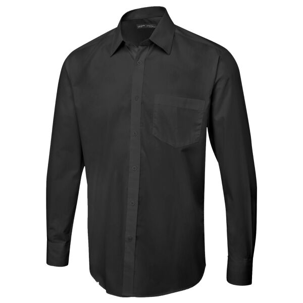 Uneek Men's Long Sleeve Poplin Shirt UC713 Men's Long Sleeve Poplin Shirt Thumbnail