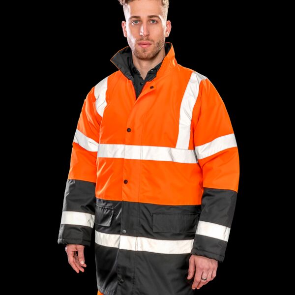 Result Core Result Core Motorway Two Tone Safety Jacket RS452 Result Core Motorway Two Tone Safety Jacket Thumbnail