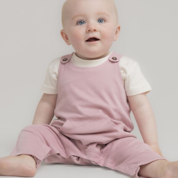 Larkwood Larkwood Baby/Toddler Organic Cotton Dungarees LW651 Larkwood Baby/Toddler Organic Cotton Dungarees Thumbnail