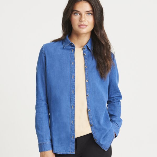 AWDis So Denim So Denim Lucy Denim Shirt SD45 So Denim Lucy Denim Shirt Thumbnail