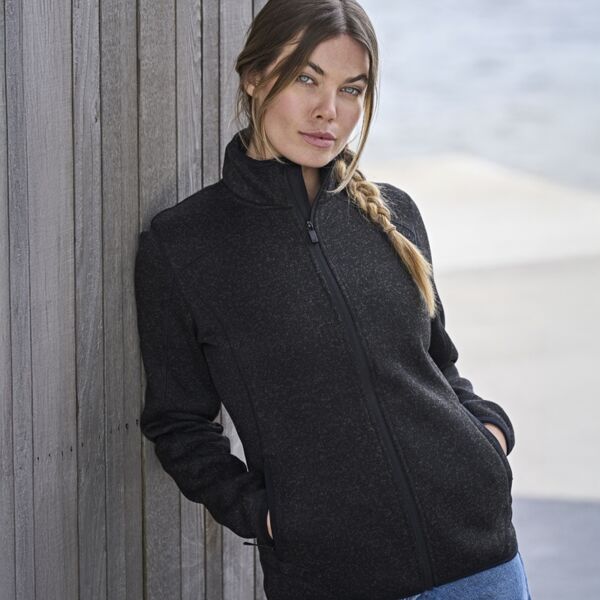 Tee Jays Tee Jays Ladies Knitted Outdoor Fleece Jacket T9616 Tee Jays Ladies Knitted Outdoor Fleece Jacket Thumbnail
