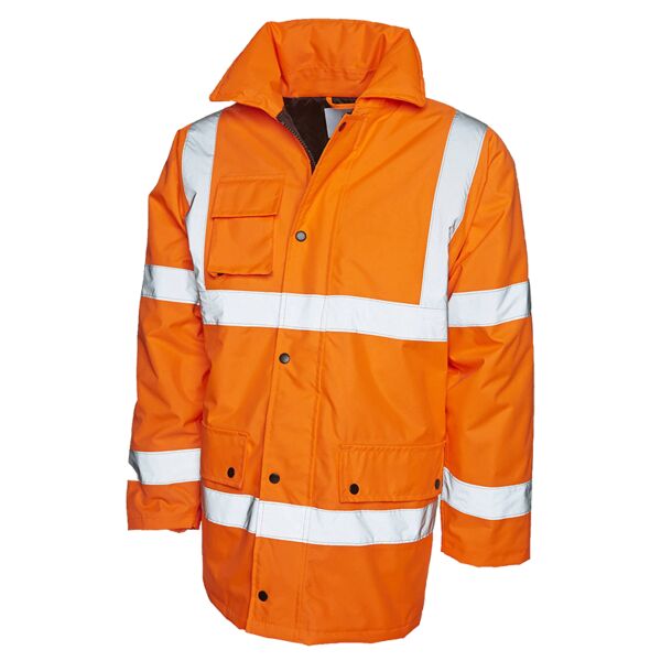 Uneek Hi Vis Road Safety Jacket UC803 Hi Vis Road Safety Jacket Thumbnail