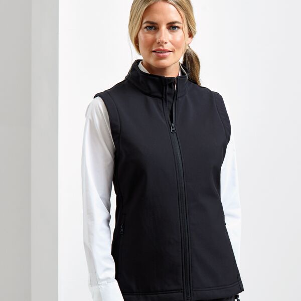 Premier Premier Ladies Windchecker® Recycled Printable Soft Shell Gilet PR816 Premier Ladies Windchecker® Recycled Printable Soft Shell Gilet Thumbnail