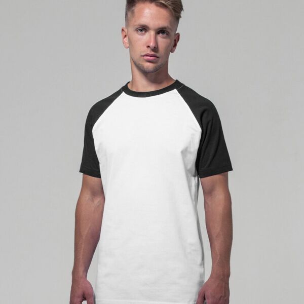 Build Your Brand Raglan contrast tee BY007 Raglan contrast tee Thumbnail