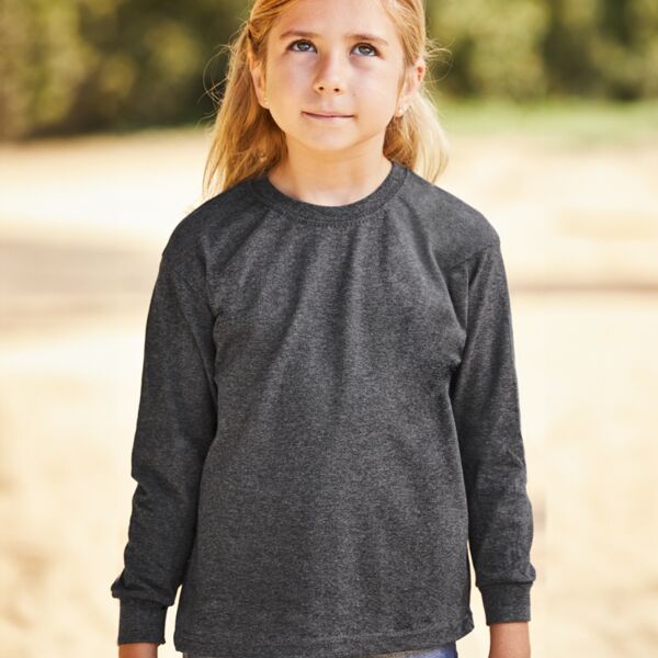 Fruit of the Loom Fruit of the Loom Kids Long Sleeve Value T-Shirt SS21B Fruit of the Loom Kids Long Sleeve Value T-Shirt Thumbnail