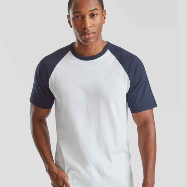 Fruit of the Loom Fruit of the Loom Contrast Baseball T-Shirt SS31 Fruit of the Loom Contrast Baseball T-Shirt Thumbnail