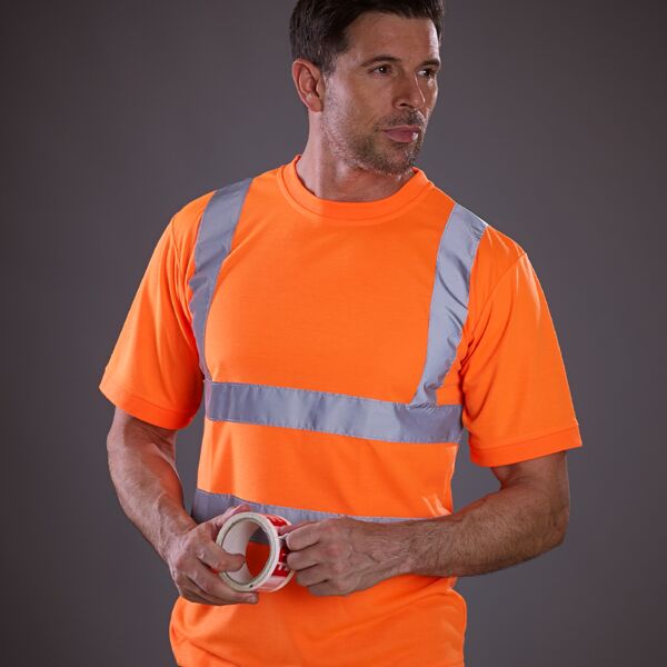 Yoko Yoko Hi-Vis Short Sleeve T-Shirt YK010 Yoko Hi-Vis Short Sleeve T-Shirt Thumbnail