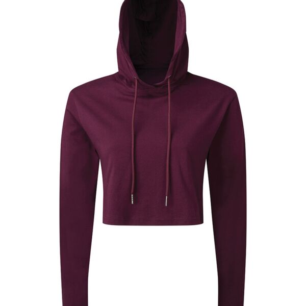 TriDri® Women's TriDri® cropped hooded long sleeve t-shirt TR088 Women's TriDri® cropped hooded long sleeve t-shirt Thumbnail